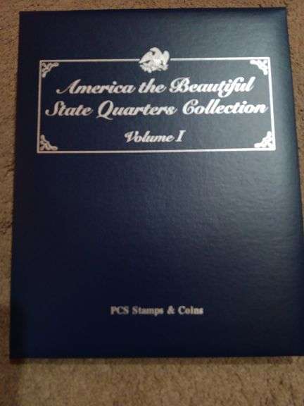 America , the Beautiful State Quarter collection book volume 1... see description image