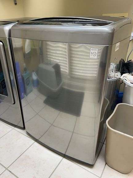 LG HE Inverter Direct Drive Washing Machine……model WT1701CV…..working condition…..26-1/2 x 27-1/2 x 39 tall image