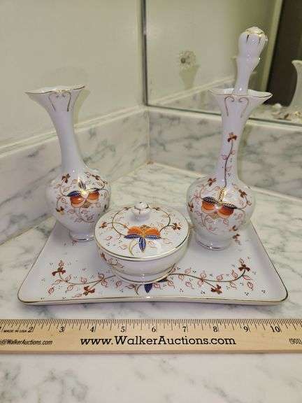 Gorgeous vintage vanity set by Ucago Ceramics Japan image