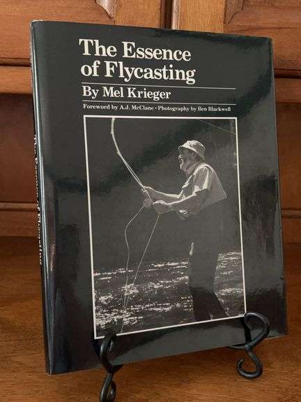 Hardback with dust jacket - “The Essence of Flycasting” image