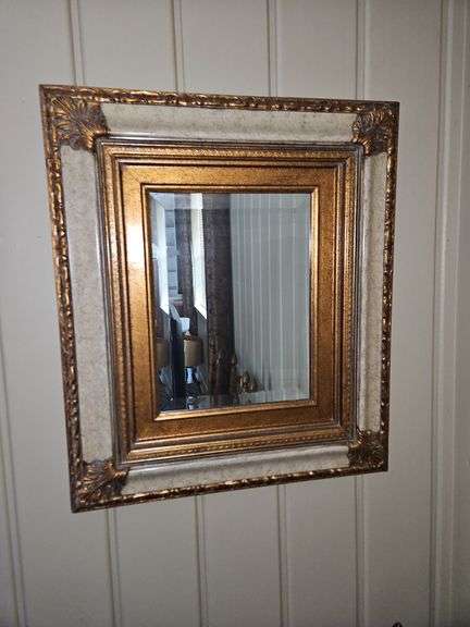 Beautiful decorative hanging wall mirror 24x28 VERY HEAVY... image