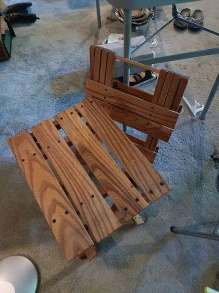 2 sliding fold-out tables.wood image