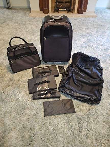 Three(3) Pieces of Like NEW Joy Mangano Luggage... image