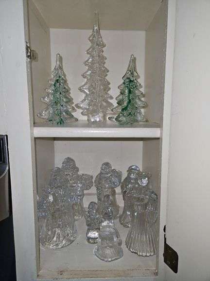 Collection of glass Christmas decor... image