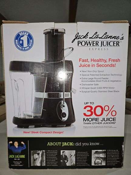 UNTESTED Jack LaLanne's Power Juicer Express in original box... image