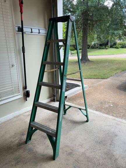 Werner 6ft fiberglass ladder image