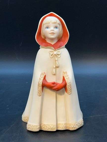Cybis “Little Red Riding Hood” bisque porcelain figurine…..7” tall image