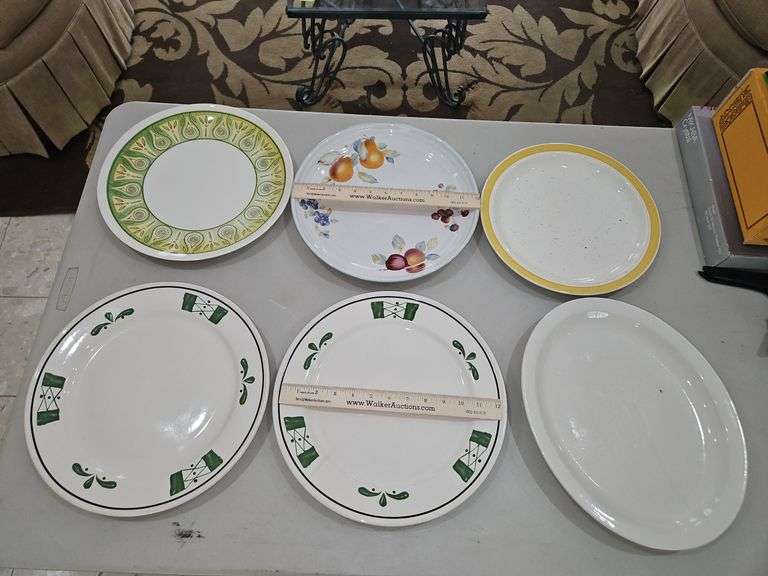 Six(6) large serving platters... image