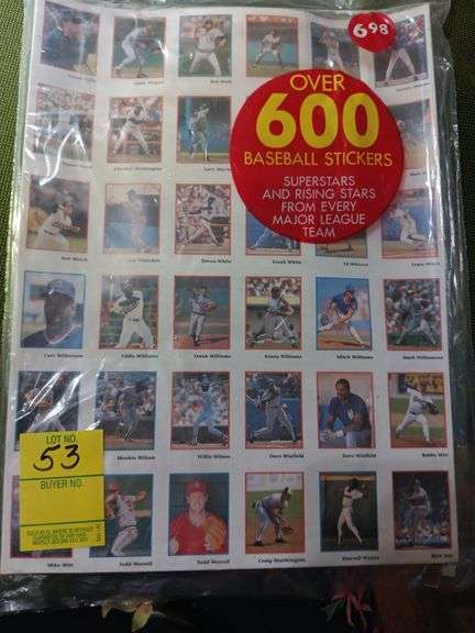 Baseball stickers image