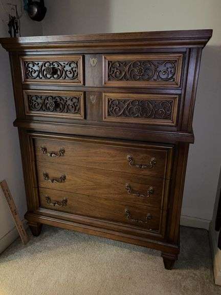 5-drawer chest…..40-1/4 x 19 x 49 tall image