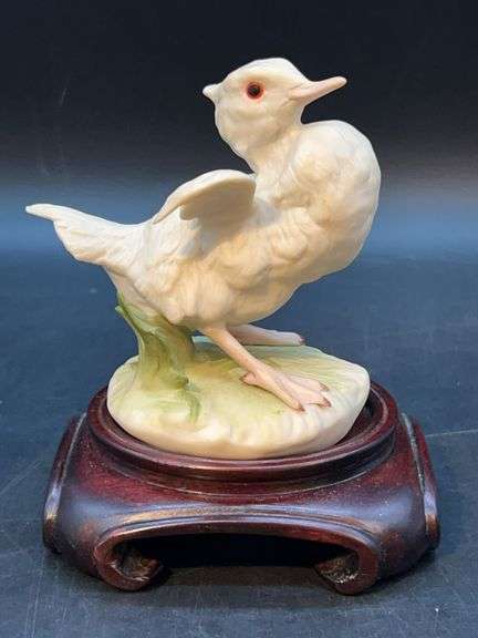 Cybis “Duckling Baby Brother” bisque porcelain figurine…..5-1/4” tall image