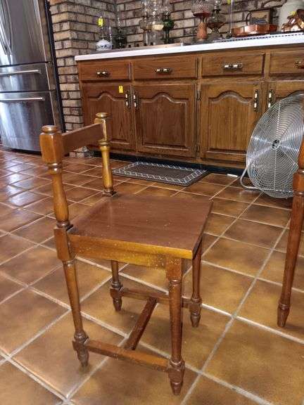 Very cute antique desk and chair.. image