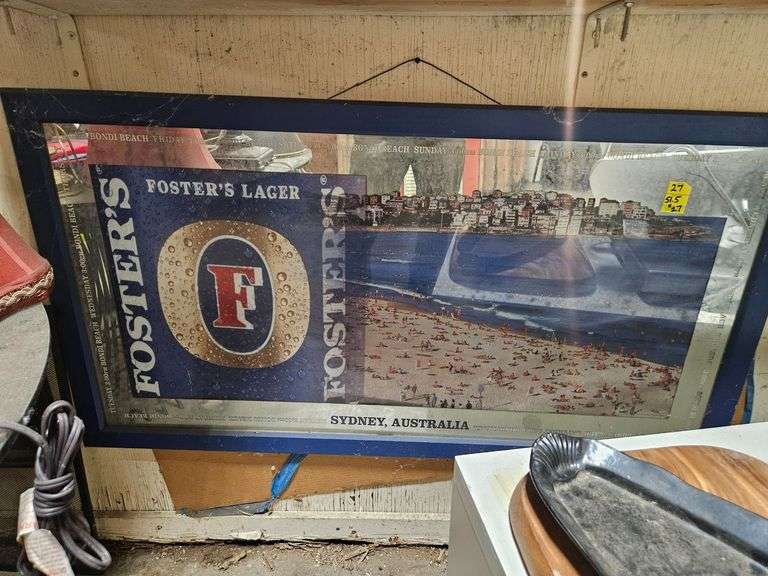 Fosters Beer Mirror image