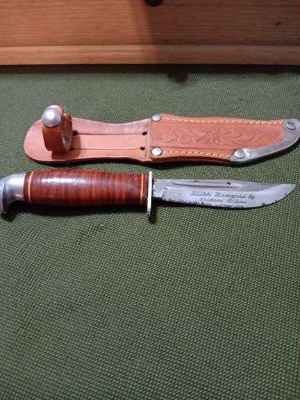 7 1/4" Finland knife with embossed sheath image