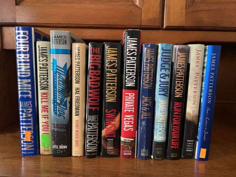Collection of James Patterson novels….all hardback with dust jackets image