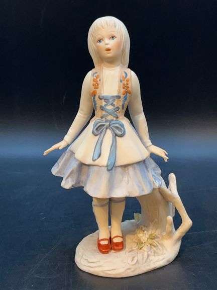 Cybis "Gretel" bisque porcelain figurine…..7-1/4” tall image