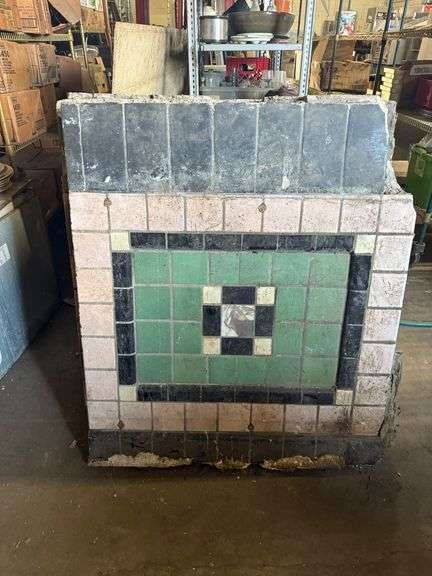 Pair of Large Tile Pieces from Earnestine and Hazel's image