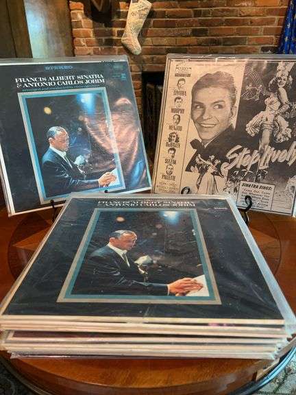 Collection of 20 Frank Sinatra albums…..most are in clear sleeves….some are duplicates…..see all pics image