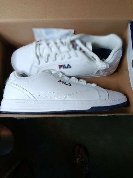 White Filas. New in box sz 10 image