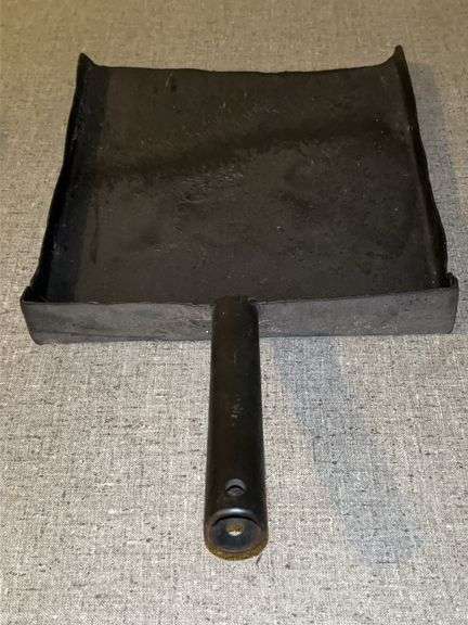 Vintage Wrought Iron Coal Scuttle/Ash Shovel image