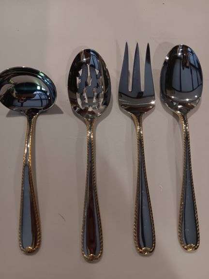 Gotham serving pieces flatware...see photos image