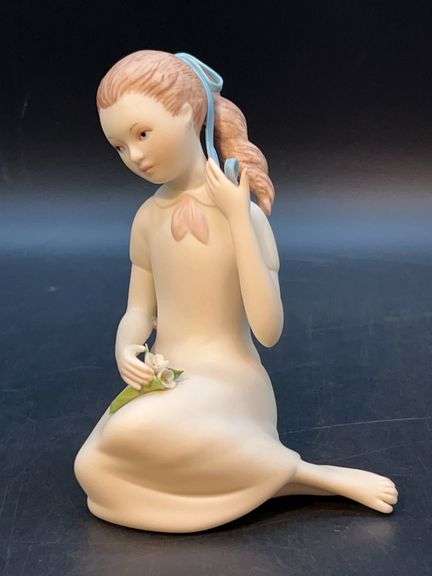 Cybis “Springtime” bisque porcelain figurine…..4-3/4” tall image