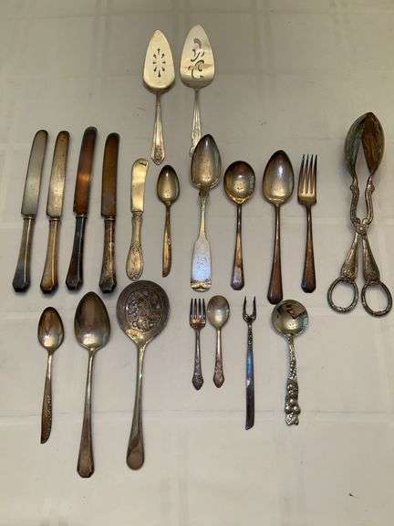 Vast selection of silverplate flatware image