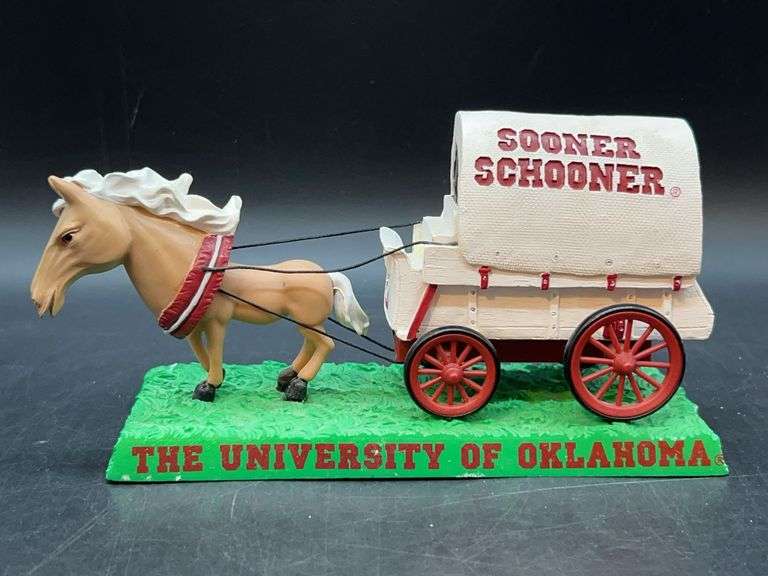 Oklahoma Sooner Schooner Mascot Bobblehead…..6-1/4 x 3-3/4 tall image