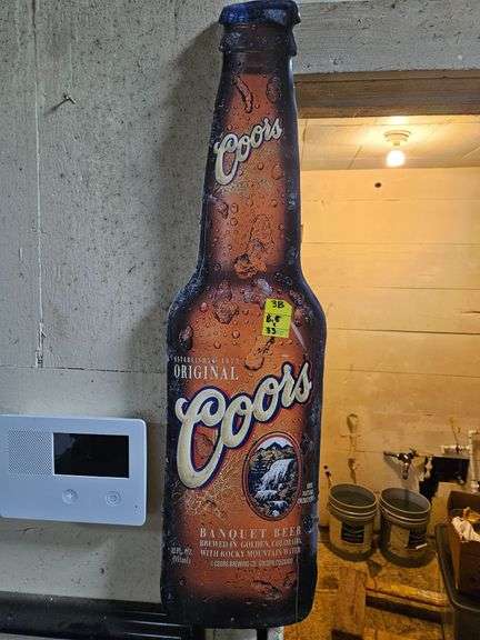 Coors Tin Sign image