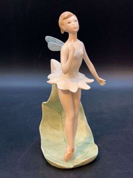 Rare Vintage 1959 Cybis “Flights of Fantasy TINKERBELL” Bisque Porcelain Figurine….7” tall image