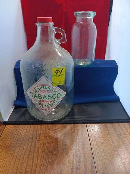 Tabasco jug invented jar. image