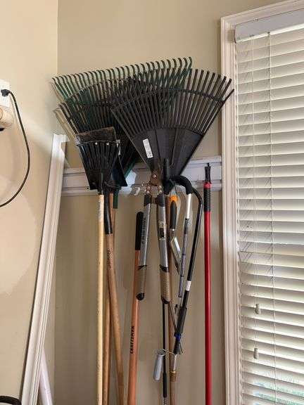 Assortment of lawn and garden tools image