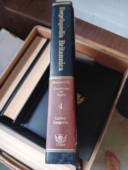 Encyclopedia set. Britannica image