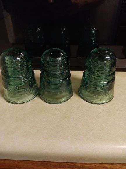 3 Hemingway Insulators Patented Oct 8, 1907 image