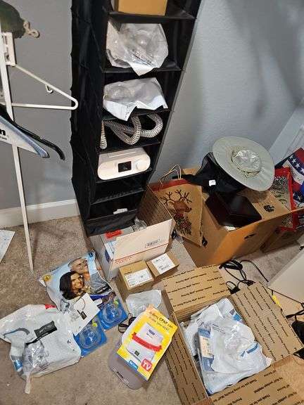 CPAP and supplies. Untested.