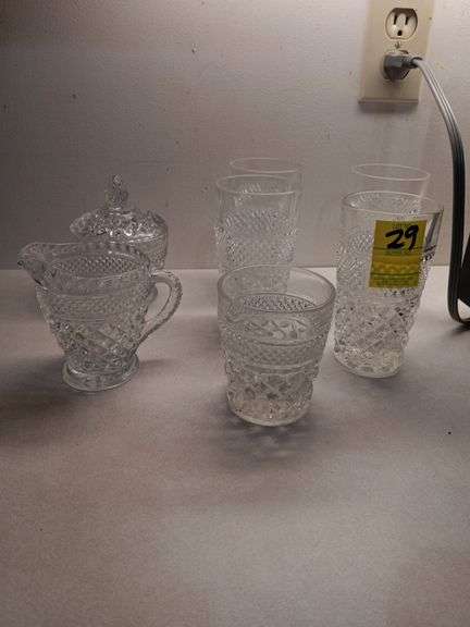7 pcs. Wexford glassware, image