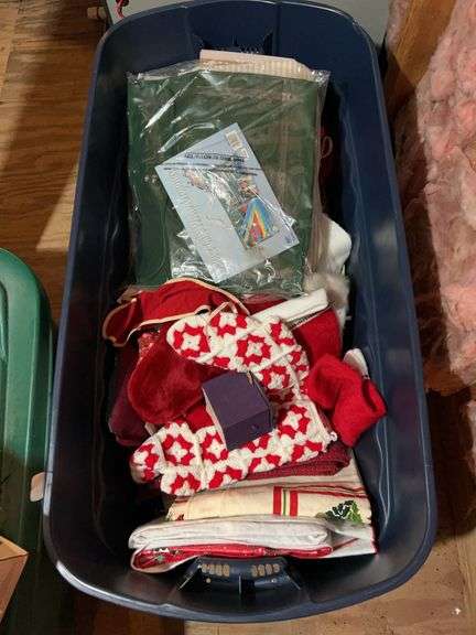 Totes and boxes of Christmas decor (see all pics) image