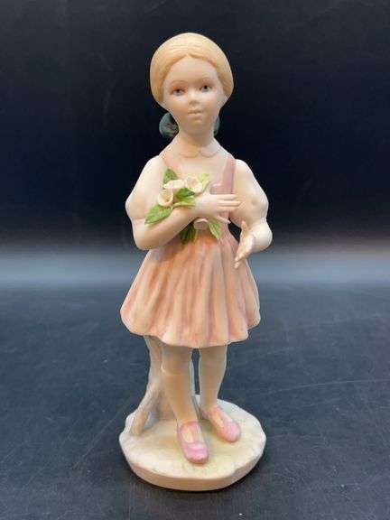 Retired Cybis HEIDI Bisque Porcelain Figurine…..8” tall image
