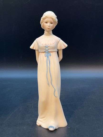 Vintage Cybis “Betty Blue” Bisque Porcelain Figurine…..8-1/2” tall image