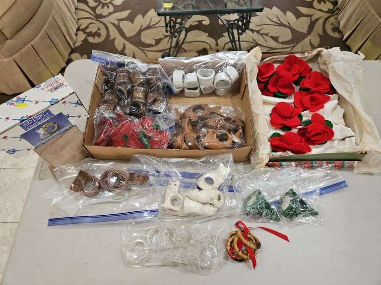 LOT of Napkin Rings SEE ALL PICS... image