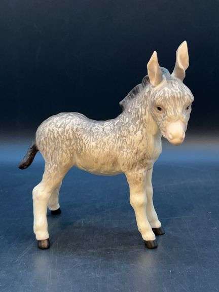 Retired Cybis “Mr. Fitzgerald” Donkey Bisque Porcelain Figurine…..7-1/4” tall image