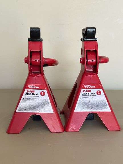 Pair of Hyper Tough 2-ton jack stands image
