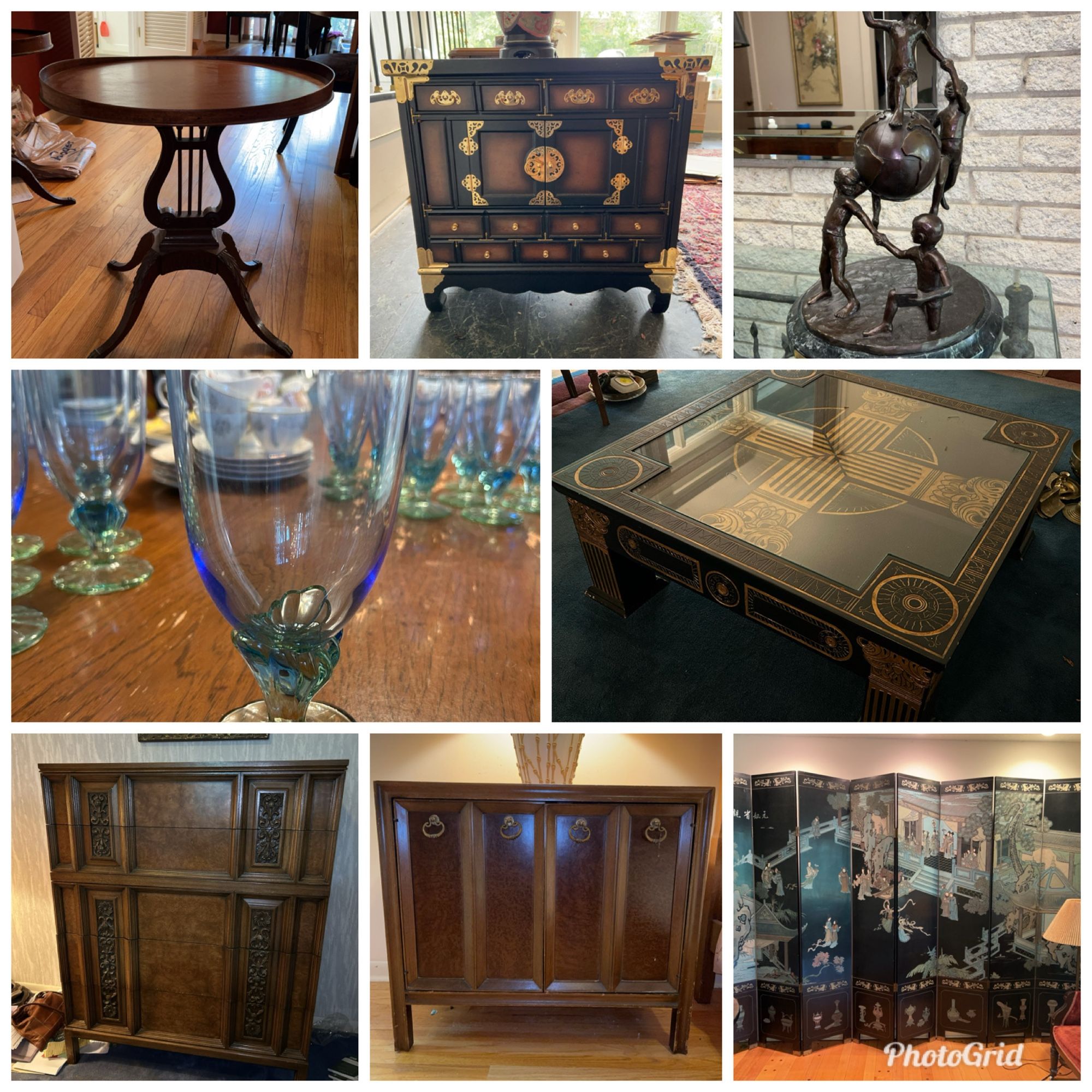 MCM Furniture, Bronze Statue, Home Decor, Asian Wooden Screen and More featured photo 1