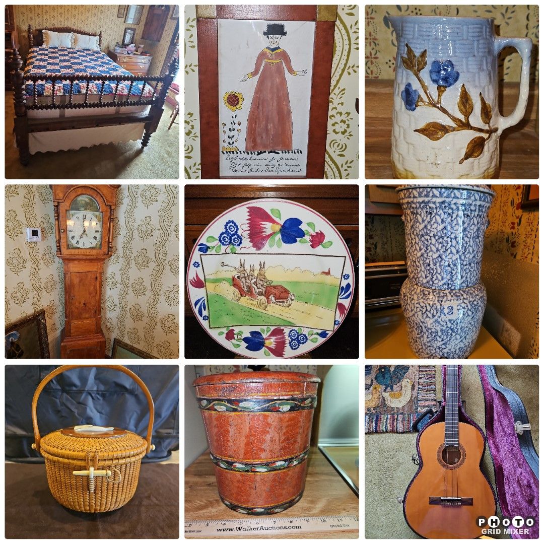 Vintage PA Dutch Decor, Art, Furniture, Salt-Glaze Pottery, Antique Collectibles, Sterling, AND MUCH MUCH MORE featured photo 1