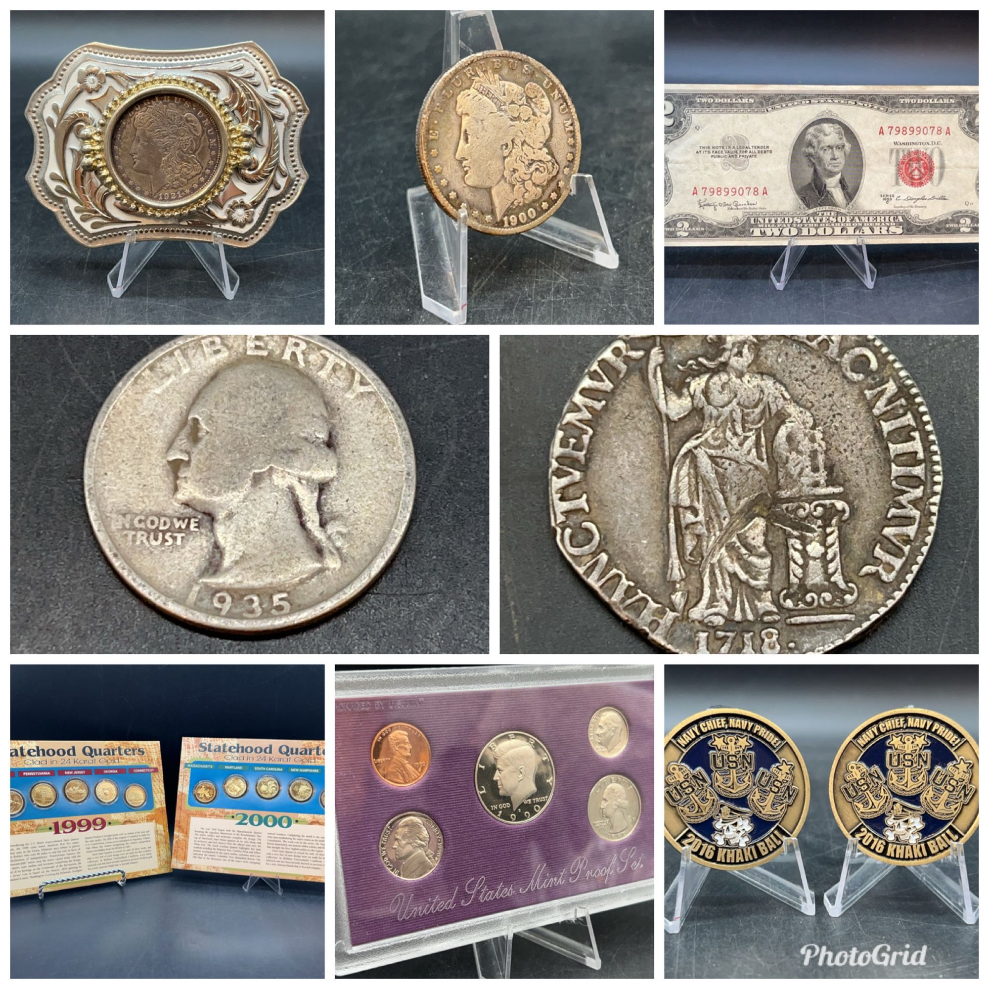 COINS - Morgan Silver Dollars, Peace Silver Dollars, Proof Sets, Challenge Coins and More featured photo 1
