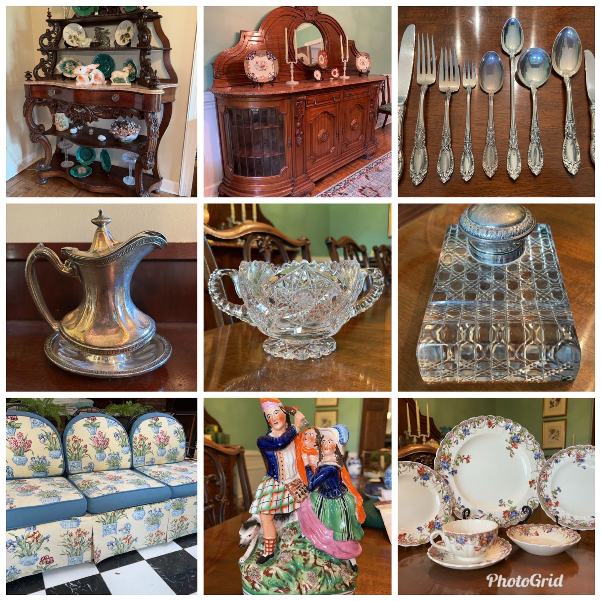 Fine Furniture, Sterling, Staffordshire, Spode, Fine Cut Crystal, Silver Soldered Railroad Items featured photo 1