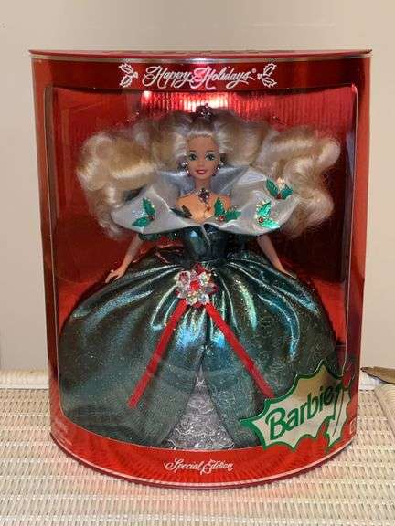 Vintage 1995 Happy Holidays Special Edition Barbie image