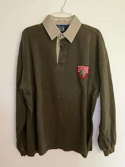 NEW Karl Kani cotton long sleeve shirt with Karl Kani Safari patch…..size L image