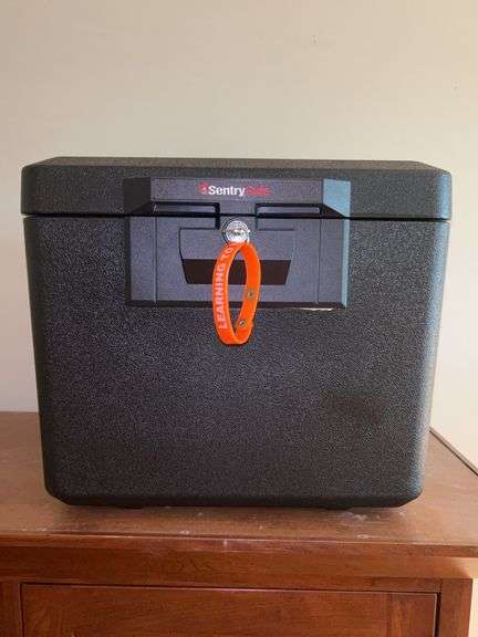 SentrySafe Fireproof Box with key (BN-134747)…..15 x 11 x 13 tall image