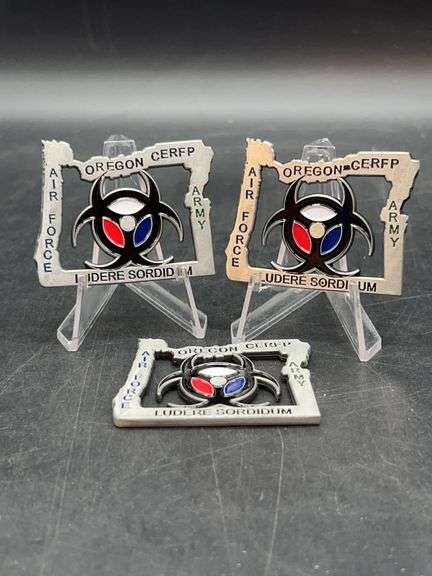 US Air Force Army Oregon CERFP Enhance Response Force Package ChallengeCoins image